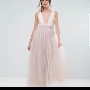 Little mistress maxi tulle tall skirt